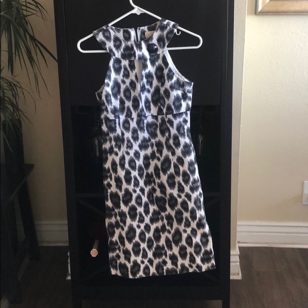 Snow Leopard print Michael Kors dress
